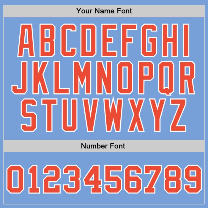 Light Blue Basketball Jersey - Authentic Custom Throwback in Orange and White Custom Light Blue Orange-White Authentic Throwback - Image 3