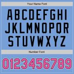 Light Blue Pink Black Custom Baseball Jersey - Authentic Team Apparel Custom Light Blue Pink-Black Authentic Baseball Jersey - Image 5