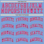 Light Blue Pink Black Custom Basketball Jersey | Authentic Throwback Style Custom Light Blue Pink-Black Authentic Throwback - Image 4