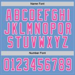 Light Blue Pink White Custom Hockey Jersey for Men and Women Custom Light Blue Pink-White Hockey Jersey - Image 4