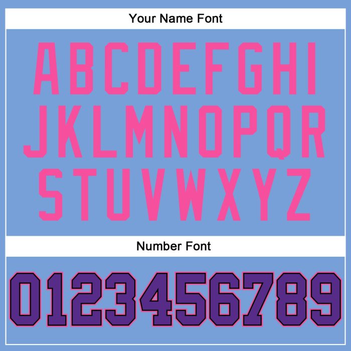 Light Blue Purple Black Pink Custom Basketball Jersey - Authentic Throwback Custom Light Blue Purple Black-Pink Authentic - Image 4