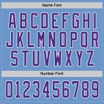 Custom Light Blue Purple White Hockey Jersey for Men and Women, Personalized Team Sports Apparel Custom Light Blue Purple-White - Image 4