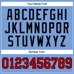 Light Blue Red Black Authentic Throwback Basketball Jersey - Custom Design Custom Light Blue Red-Black Authentic Throwback - Image 4