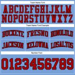 Custom Light Blue Red Black Throwback Basketball Shorts for Men Custom Light Blue Red-Black Authentic Throwback Basketball - Image 3