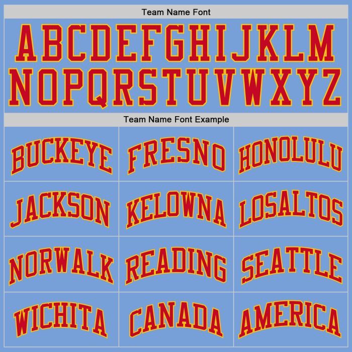 Light Blue Red-Gold Authentic Basketball Jersey - Custom Throwback Style Custom Light Blue Red-Gold Authentic Throwback Basketball - Image 4