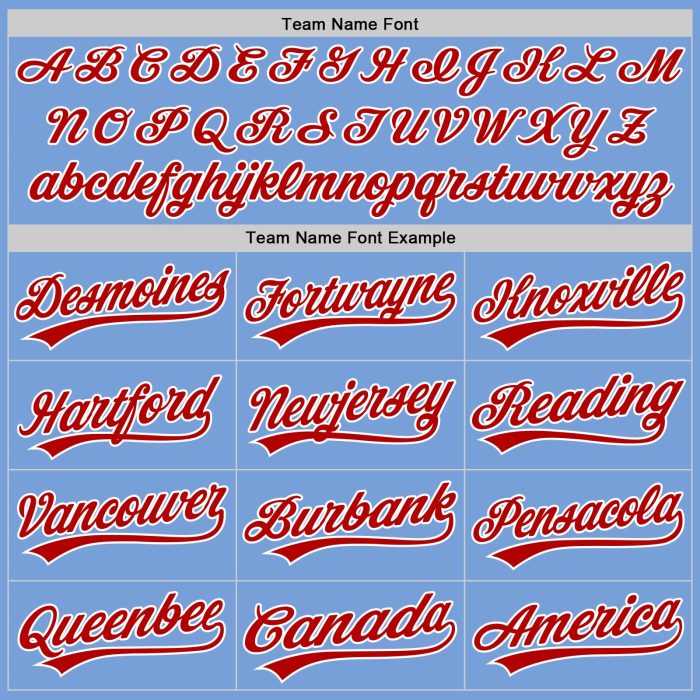 Light Blue Red White Two-Button Unisex Softball Jersey Custom Design Custom Light Blue Red-White Two-Button Unisex Softball - Image 4