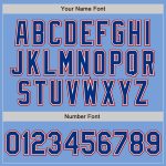 Authentic Baseball Jersey Custom Light Blue Royal-Red Design - Personalized Sports Apparel Custom Light Blue Royal-Red Authentic - Image 5