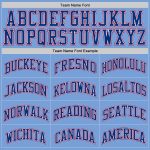 Light Blue Royal-Red Authentic Throwback Basketball Jersey - Custom Design Custom Light Blue Royal-Red Authentic Throwback - Image 4