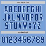 Light Blue Baseball Jersey - Custom Royal-White Style 3408 Authentic Design Custom Light Blue Royal-White Authentic Baseball - Image 5