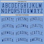 Light Blue Royal White Basketball Jersey - Custom Authentic Throwback Custom Light Blue Royal-White Authentic Throwback Basketball - Image 4
