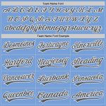 Light Blue Gray Custom Baseball Jersey - Authentic White Sportswear Custom Light Blue Steel Gray-White Authentic Baseball - Image 4