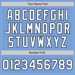 Custom Light Blue and Black Authentic Baseball Jersey, Personalized Design Custom Light Blue White-Black Authentic Baseball - Image 5