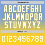 Custom Light Blue White Gold Fade Basketball Jersey - Authentic Fashion Style Custom Light Blue White-Gold Authentic Fade - Image 3