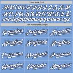 Light Blue White Navy Fade Fashion Baseball Jersey - Custom Authentic Design Custom Light Blue White-Navy Authentic Fade - Image 4