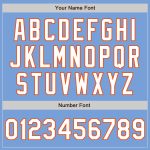 Light Blue White-Orange Custom Baseball Jersey - Authentic Team Gear Custom Light Blue White-Orange Authentic Baseball Jersey - Image 5