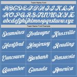 Light Blue White Performance T-Shirt - Custom Athletic Tee for Men and Women Custom Light Blue White Performance T-Shirt - Image 3