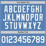 Light Blue White Performance T-Shirt - Custom Athletic Tee for Men and Women Custom Light Blue White Performance T-Shirt - Image 4