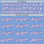 Light Blue White Purple Fade Custom Fashion Baseball Jersey Custom Light Blue White-Purple Authentic Fade Fashion Baseball - Image 4