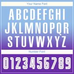 Custom Light Blue White Purple Soccer Jersey Long Sleeve Fade Fashion Uniform Custom Light Blue White-Purple Sublimation - Image 5