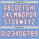 Light Blue White Red Custom Authentic Baseball Jersey for Men Custom Light Blue White-Red Authentic Baseball Jersey - Image 5