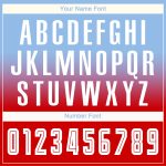 Custom Light Blue Red White Soccer Uniform Jersey Long Sleeve Fade Fashion Sublimation Custom Light Blue White-Red Sublimation - Image 5