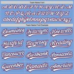 Authentic Custom Light Blue White Royal Red Baseball Jersey Custom Light Blue White Royal-Red Authentic Baseball Jersey - Image 4
