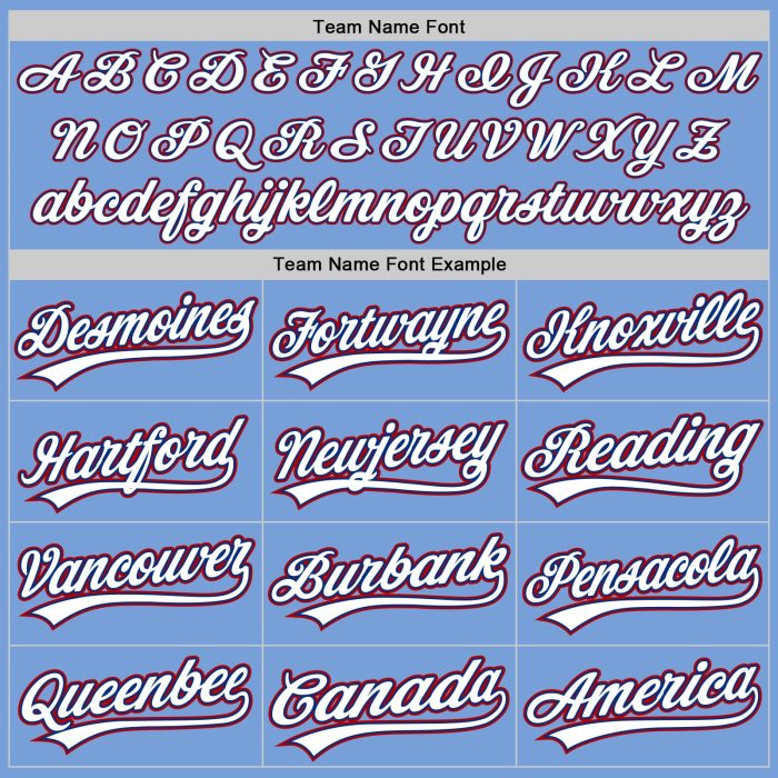 Authentic Custom Light Blue White Royal Red Baseball Jersey Custom Light Blue White Royal-Red Authentic Baseball Jersey - Image 4