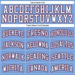 Light Blue White Royal Red Basketball Jersey - Custom Authentic Throwback Style Custom Light Blue White Royal-Red Authentic - Image 3