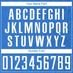 Custom Light Blue White Soccer Jersey - Personalized Sublimation Uniform Custom Light Blue White Sublimation Soccer Uniform - Image 5