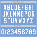 Light Blue White Two-Button Unisex Softball Jersey - Custom Athletic Wear Custom Light Blue White Two-Button Unisex Softball - Image 5