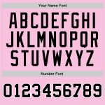 Light Pink Black White Basketball Jersey Custom Authentic Throwback Design Custom Light Pink Black-White Authentic Throwback - Image 3