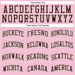 Light Pink Brown-White Custom Throwback Basketball Jersey - Authentic Design Custom Light Pink Brown-White Authentic Throwback - Image 3