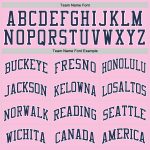Custom Light Pink Basketball Jersey - Authentic Navy White Throwback Style Custom Light Pink Navy-White Authentic Throwback - Image 4