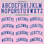 Light Pink Royal-White Throwback Basketball Jersey - Custom Authentic Design Custom Light Pink Royal-White Authentic Throwback - Image 4