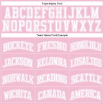 Light Pink White Authentic Basketball Jersey Custom Design Throwback Custom Light Pink White Authentic Throwback Basketball - Image 3