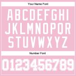Light Pink White Authentic Basketball Jersey Custom Design Throwback Custom Light Pink White Authentic Throwback Basketball - Image 4