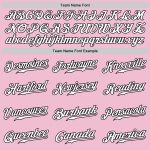 Light Pink Black White Authentic Fade Fashion Baseball Jersey - Custom Design Custom Light Pink White-Black Authentic Fade - Image 4