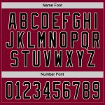 Maroon Black Cream Custom Hockey Jersey for Men and Women, Personalized Sports Apparel Custom Maroon Black-Cream Hockey Jersey - Image 4