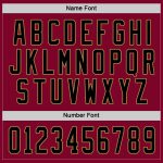 Maroon Black Old Gold Custom Hockey Jersey for Fans and Players Custom Maroon Black-Old Gold Hockey Jersey - Image 4