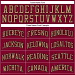Custom Maroon Old Gold-Black Basketball Jersey | Authentic Throwback Sportswear Custom Maroon Old Gold-Black Authentic Throwback - Image 3