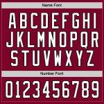 Custom Maroon and Black Hockey Jersey for Men, Women, Kids - Personalized Sports Apparel Custom Maroon White-Black Hockey - Image 4