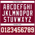 Custom Maroon Orange White Basketball Jersey - Authentic Throwback Style Custom Maroon White-Orange Authentic Throwback Basketball - Image 4