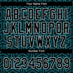 Midnight Green Two-Button Unisex Softball Jersey Black-White Custom Design Custom Midnight Green Black-White Two-Button Unisex - Image 5