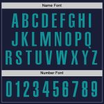 Custom Navy Aqua Golf Polo Shirt - Performance Activewear for Men Custom Navy Aqua Performance Golf Polo Shirt - Image 5