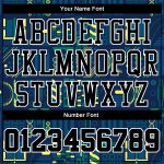 Custom Navy Black Gold Basketball Jersey Round Neck Sublimation Suit Custom Navy Black-Gold Round Neck Sublimation Basketball - Image 4