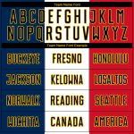 Custom French Flag Soccer Jersey - Navy Black White Red Gold Sublimation Uniform Custom Navy Black White Red-Gold Sublimation - Image 4