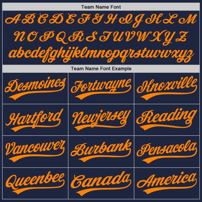 Navy Blaze Orange Custom Authentic Baseball Jersey for Men and Women Custom Navy Blaze Orange-Navy Authentic Baseball Jersey - Image 4