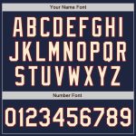 Navy Custom Baseball Jersey Cream-Crimson City Design Authentic MLB Apparel Custom Navy City Cream-Crimson Authentic Baseball - Image 5