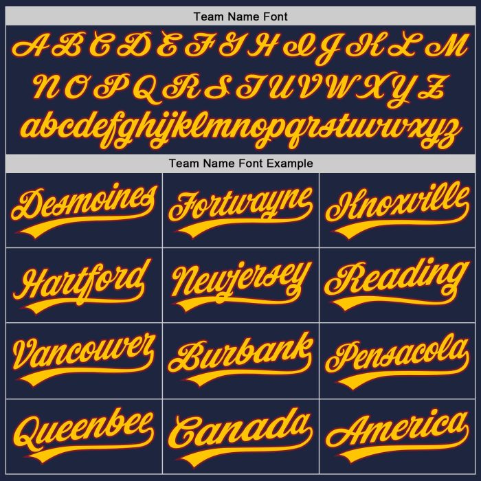 Custom Navy Crimson Gold Baseball Jersey - Authentic Sports Apparel Custom Navy Crimson-Gold Authentic Baseball Jersey - Image 4