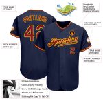 Custom Navy Crimson Gold Baseball Jersey Authentic Style 7539 Custom Navy Crimson-Gold Authentic Baseball Jersey Style 7539 - Image 3